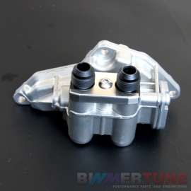 Oil cooler adapter AN10 • BMW M3 S50 S54 & 135i 335i
