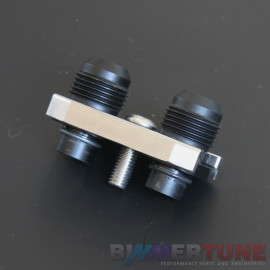 Oil cooler adapter AN10 • BMW M3 S50 S54 & 135i 335i