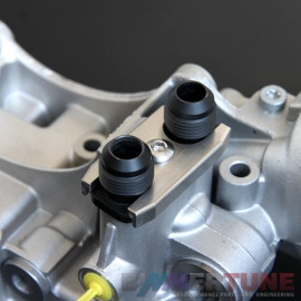 Oil cooler adapter AN10 • BMW M3 S50 S54 & 135i 335i