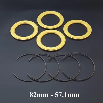 Hub Ring set for BBS wheels • 82mm to 57.1mm for VW Audi Skoda Cupra Seat
