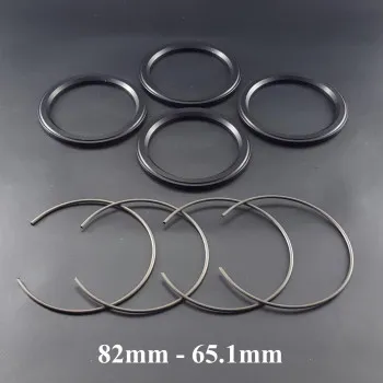 Spigot Ring set Aluminium • 82 mm to 65.1mm