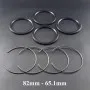 Spigot Ring set Aluminium • 82 mm to 65.1mm