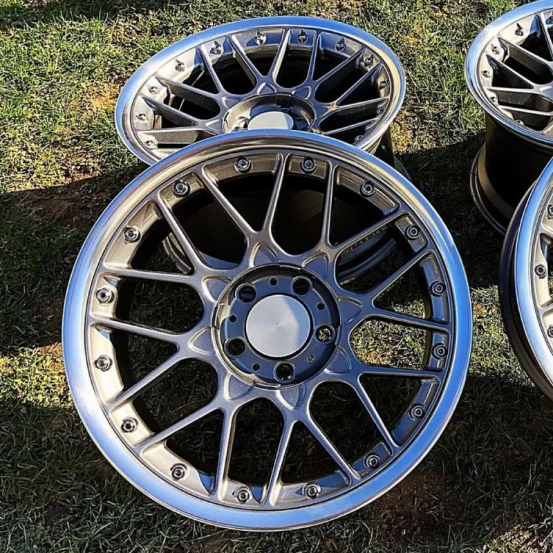 Aluminium centre cap set BBS RC RSII • 80 mm