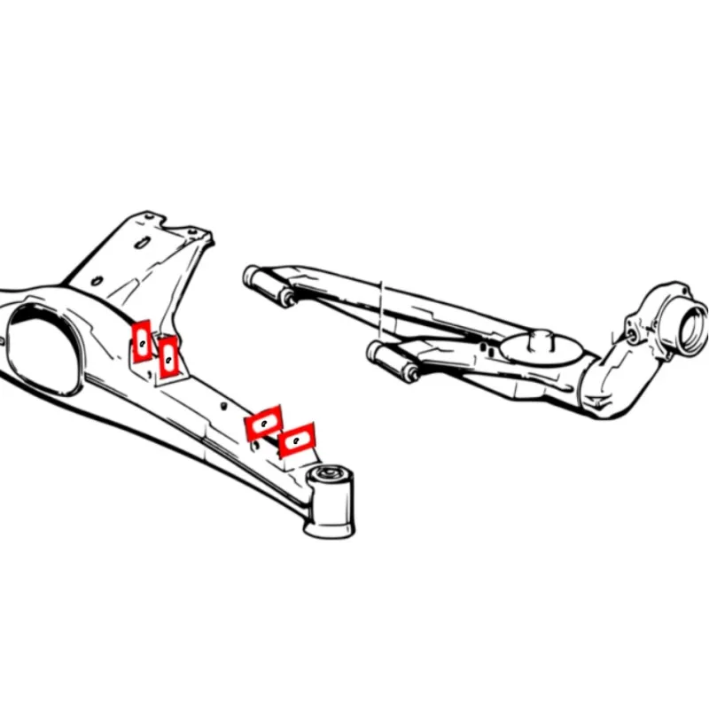 Rear Camber & Toe correction kit • BMW E30 E36 compact & Z3 |1980 to 1999|